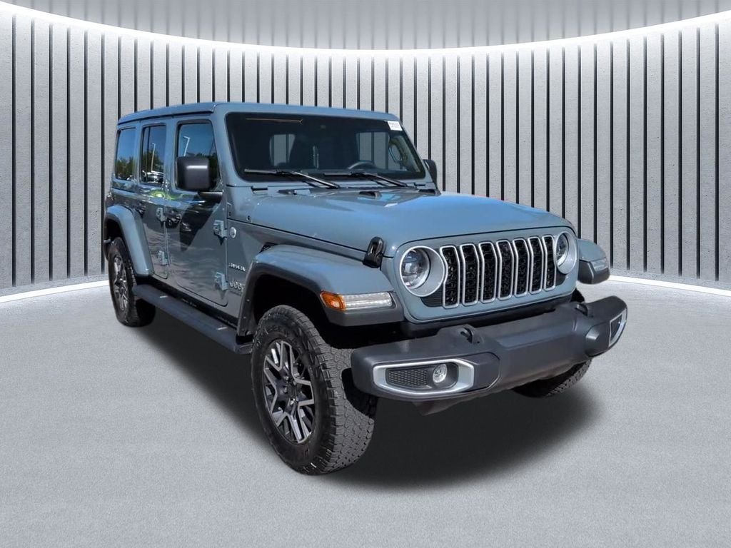 Used 2024 Gray Jeep Sahara image 1