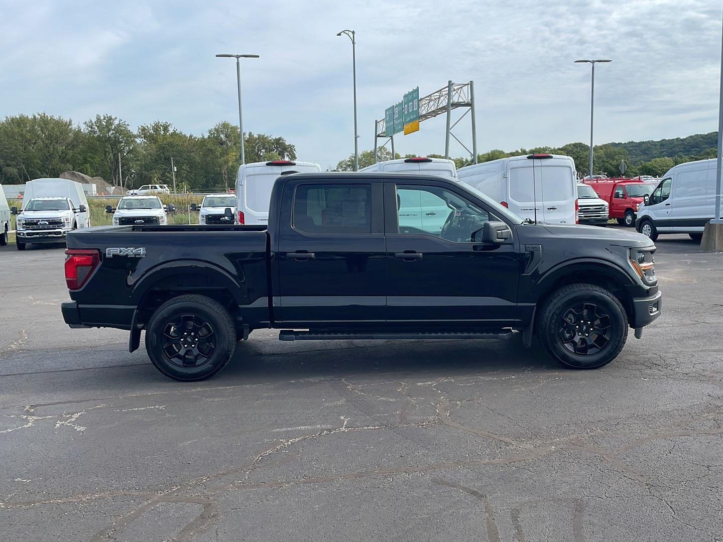 Used 2024 Agate Black Metallic Ford STX image 6