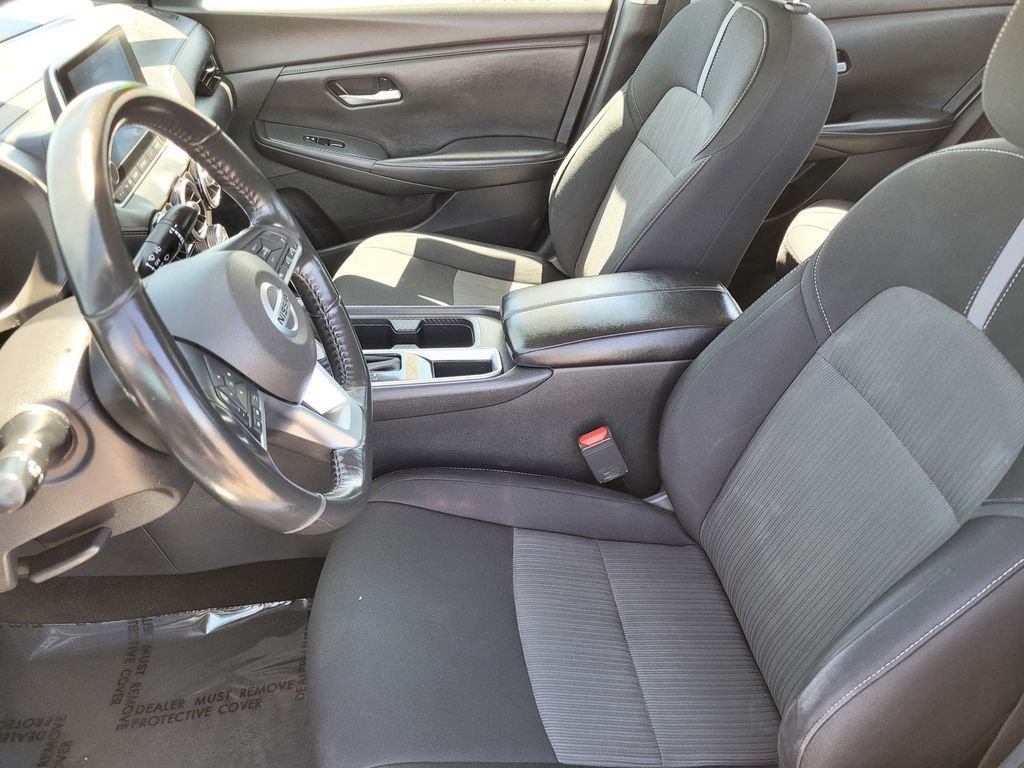 Certified Used 2021 Cloud White Nissan SV image 16