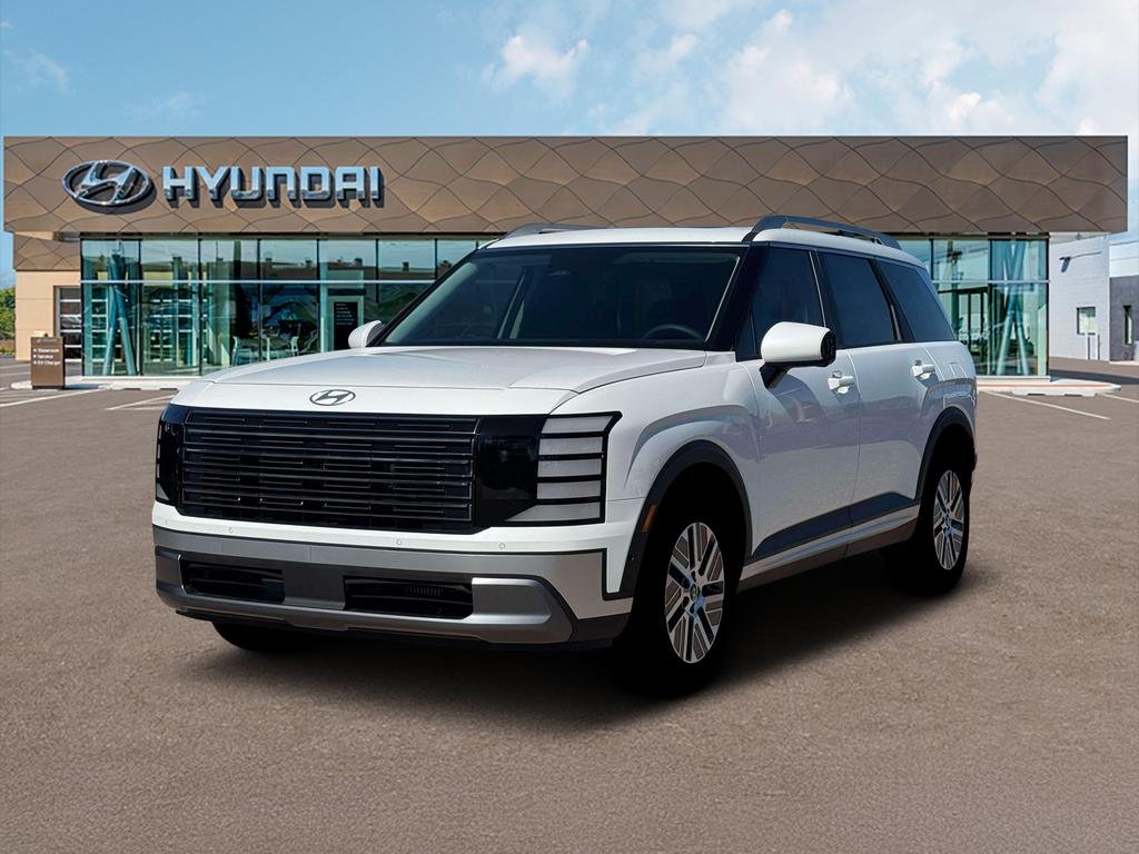 New 2026 Creamy White Pearl Hyundai Blue SEL Premium 7P image 1