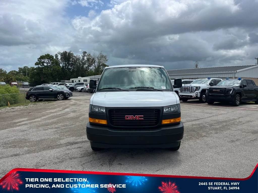 New 2026 Summit White GMC Work Van image 3
