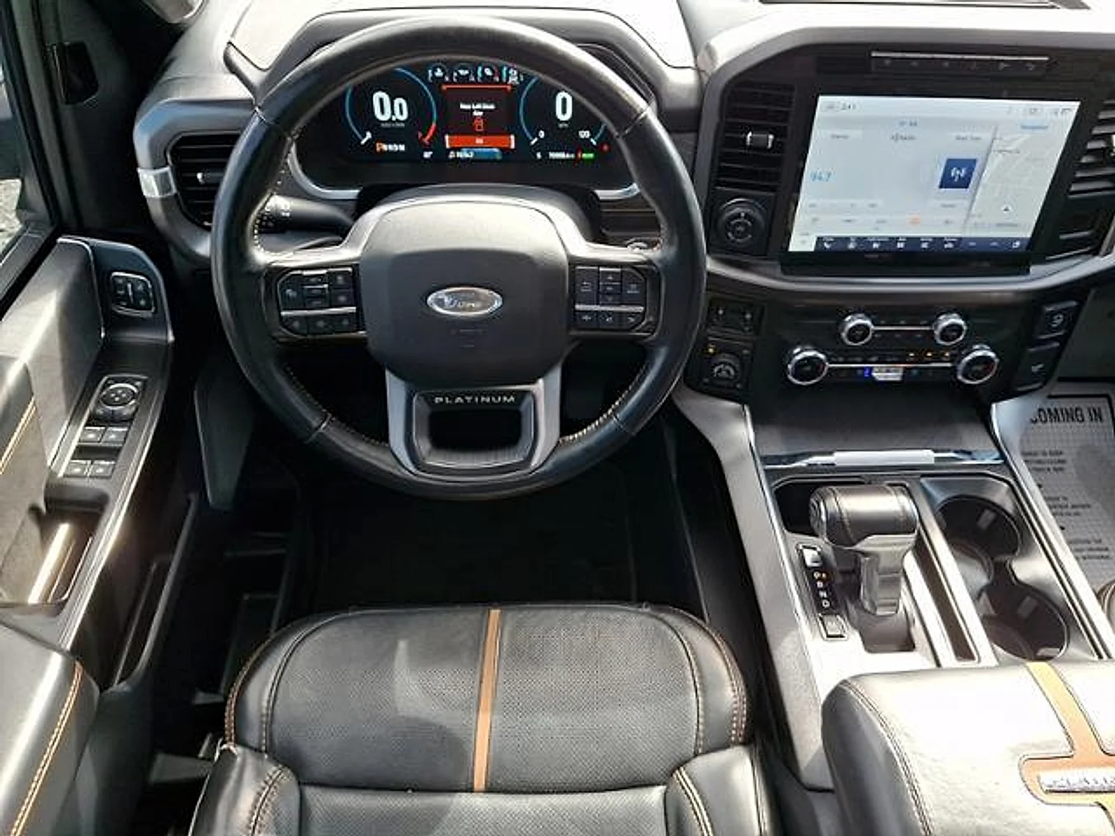 Used 2023 Star White Metallic Tri-Coat Ford Platinum image 12
