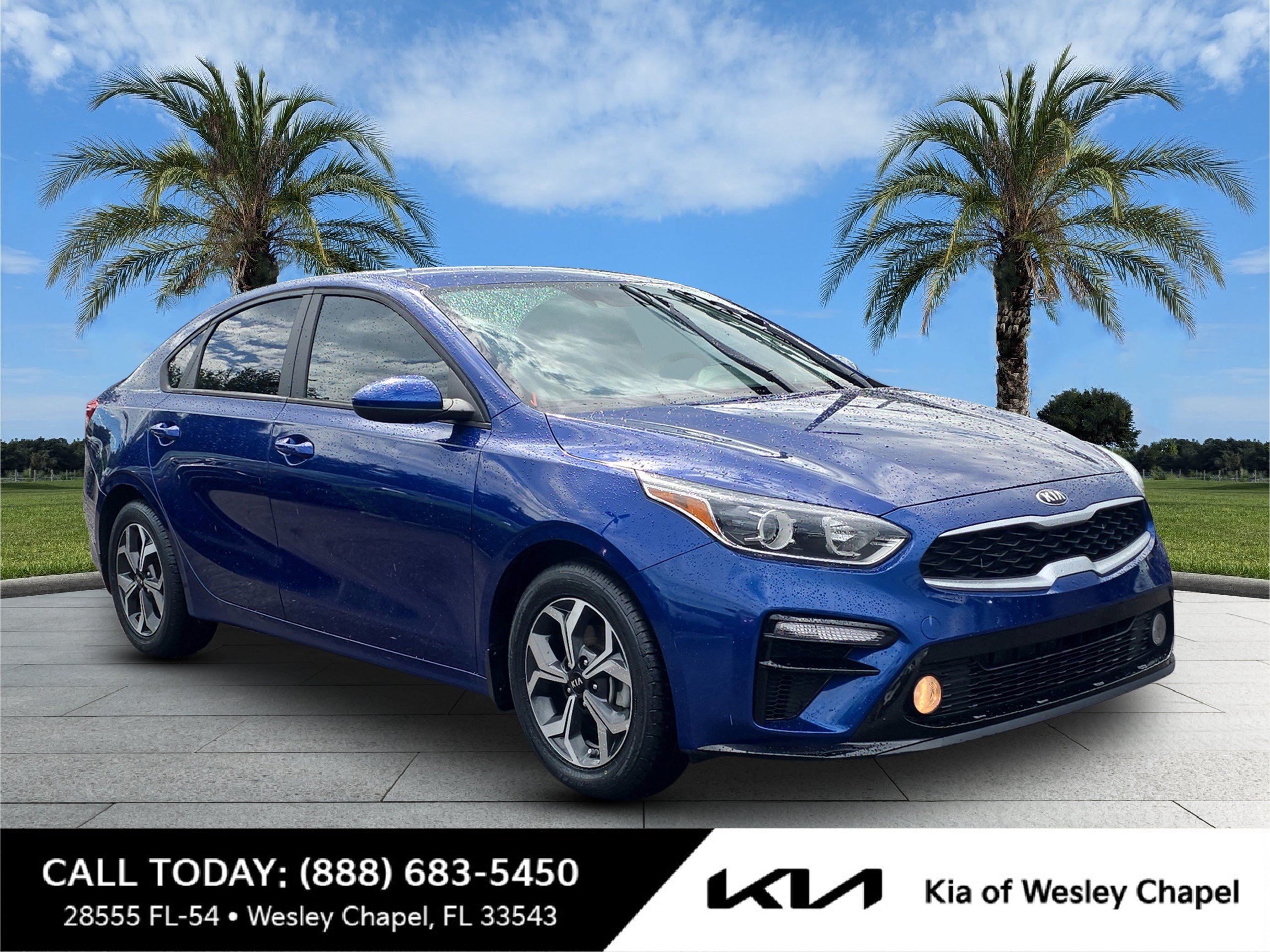 Certified Used 2021 Deep Sea Blue Kia LXS image 1