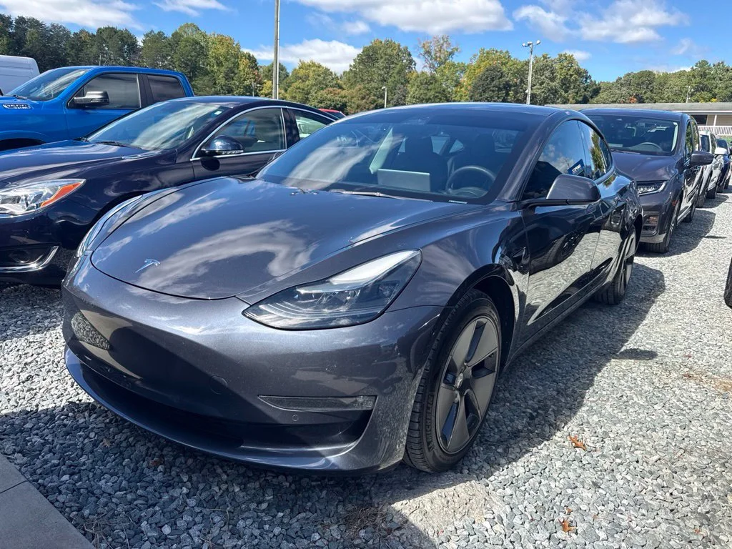 Used 2022 Gray Tesla Long Range image 1