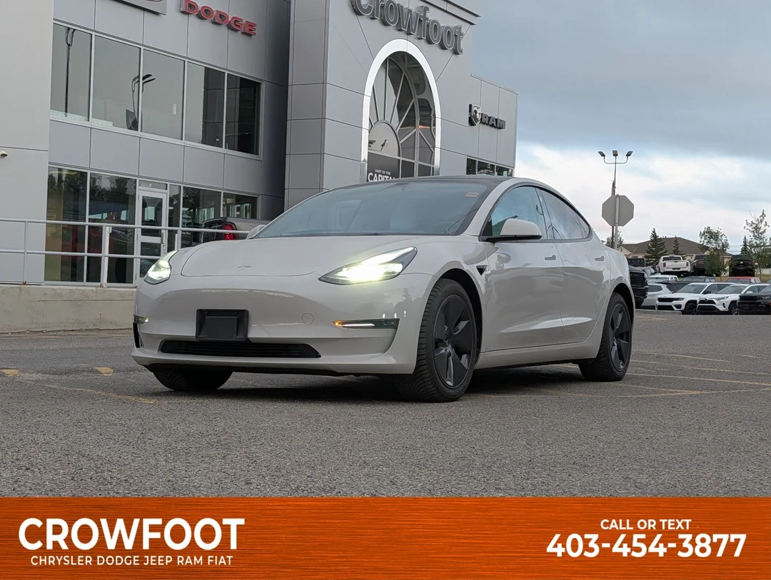 Certified Used 2022 White Tesla Long Range - - AWD - Self-Driving - Leather - Traffic Aware & More! image 1