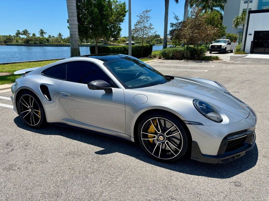 Used 2021 Silver Porsche Turbo S image 4