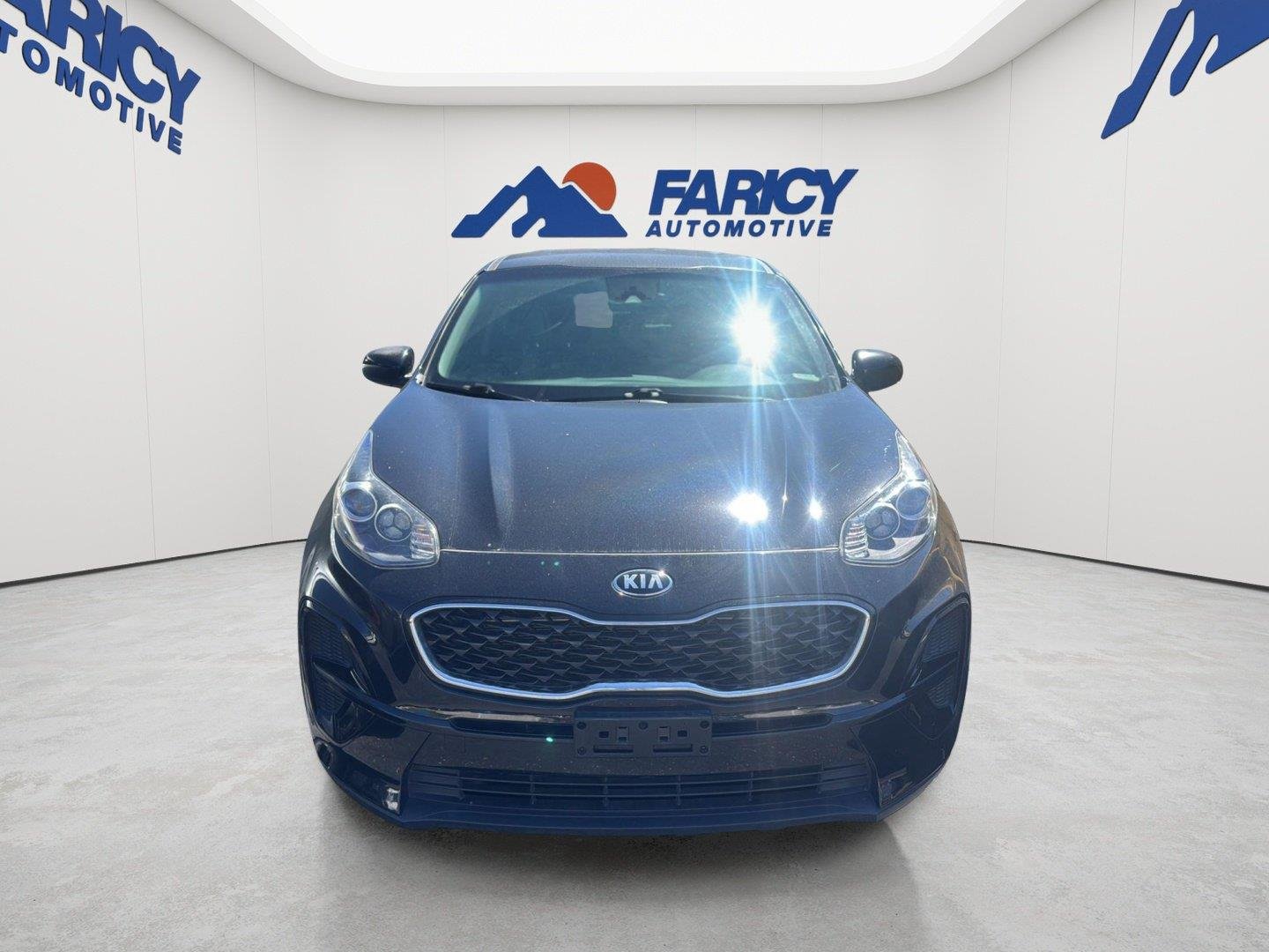 Used 2020 Black Cherry Kia LX image 1