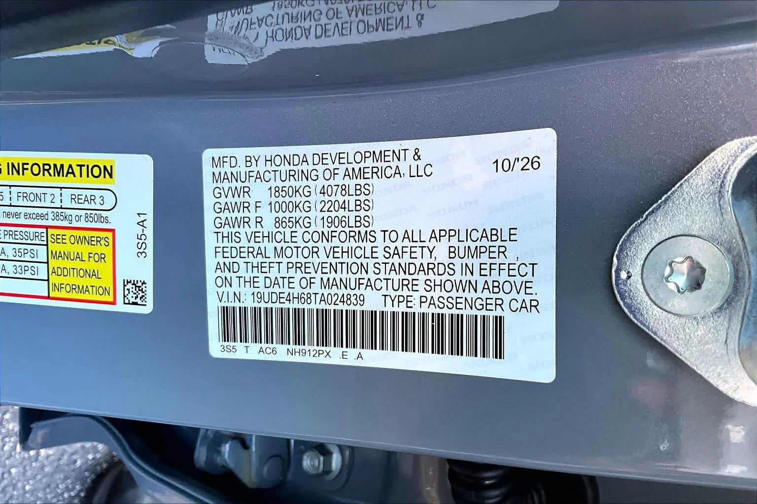 New 2026 Urban Gray Pearl Acura w/A-Spec Technology Package image 21