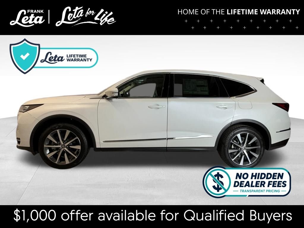 New 2026 Platinum White Pearl Acura w/Technology Package image 2
