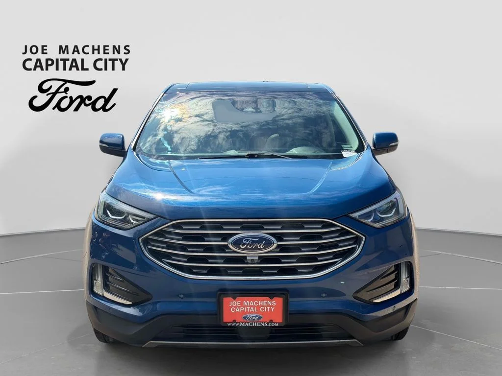 Used 2020 Blue Ford Titanium image 10