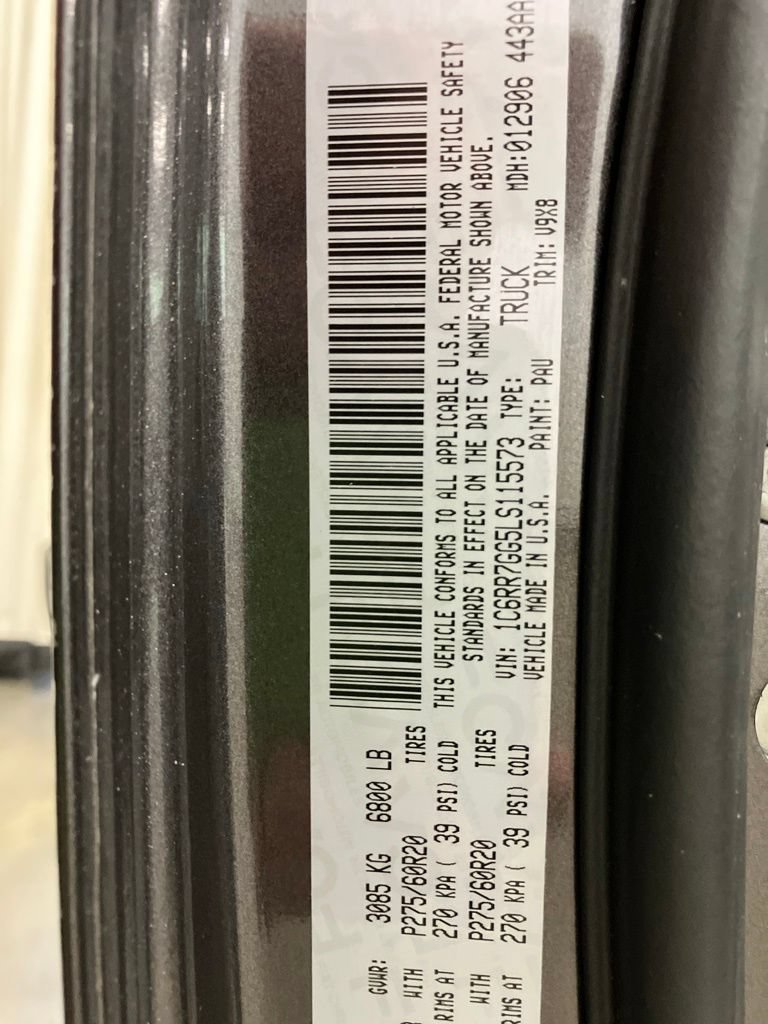 Used 2020 Granite Crystal Metallic Clearcoat Ram Warlock image 29