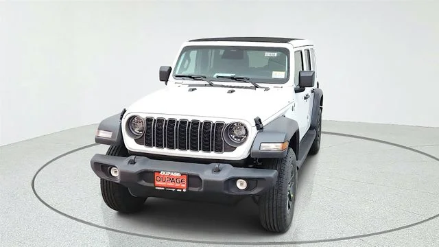 New 2027 Bright White Clearcoat Jeep Sport S image 3