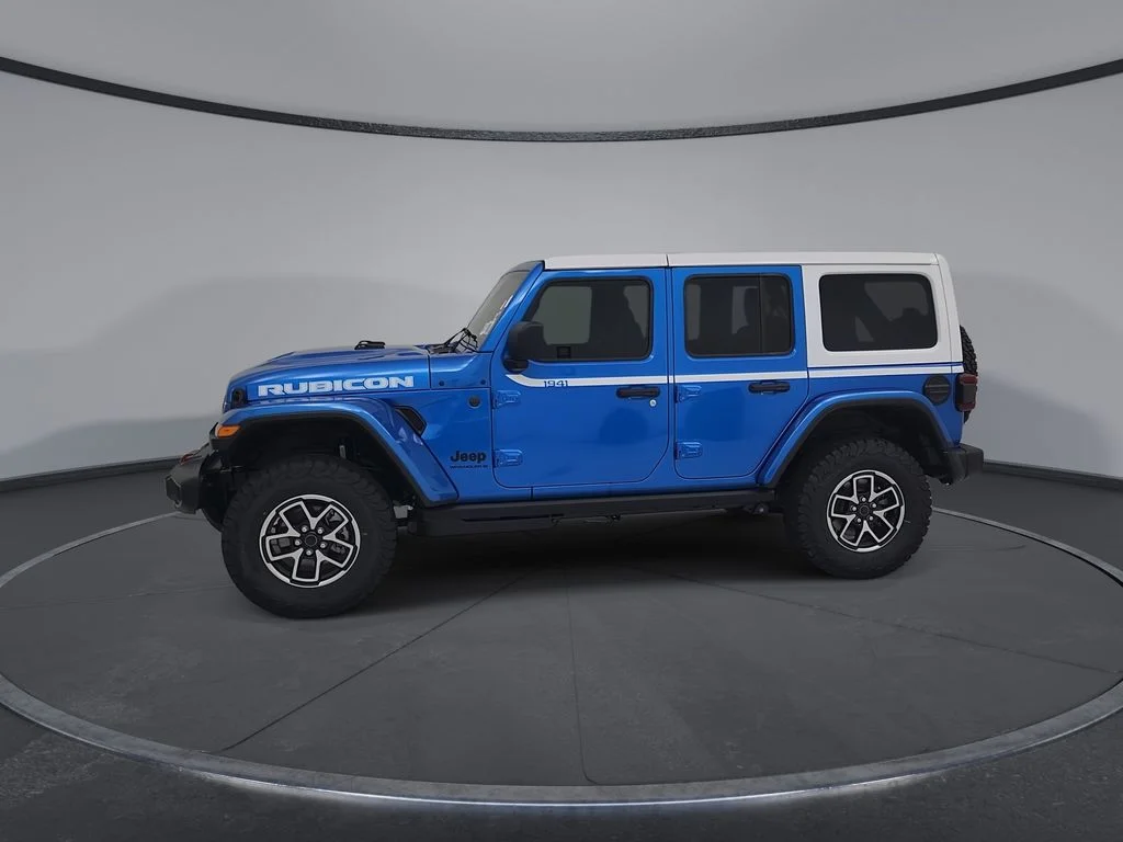 New 2026 Hydro Blue Pearl-Coat Exterior Paint Jeep Rubicon image 8