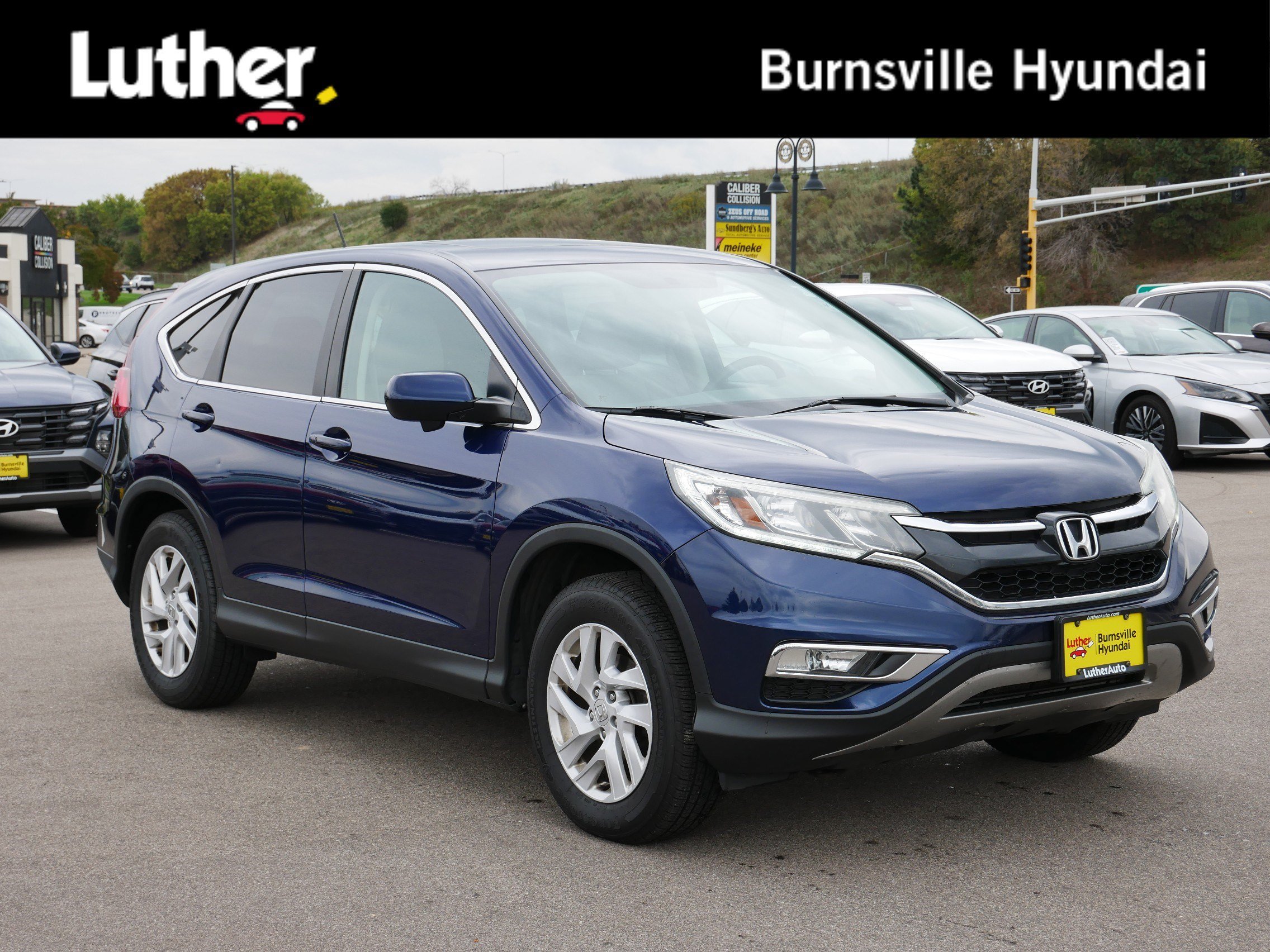 Used 2015 Blue Honda EX image 1