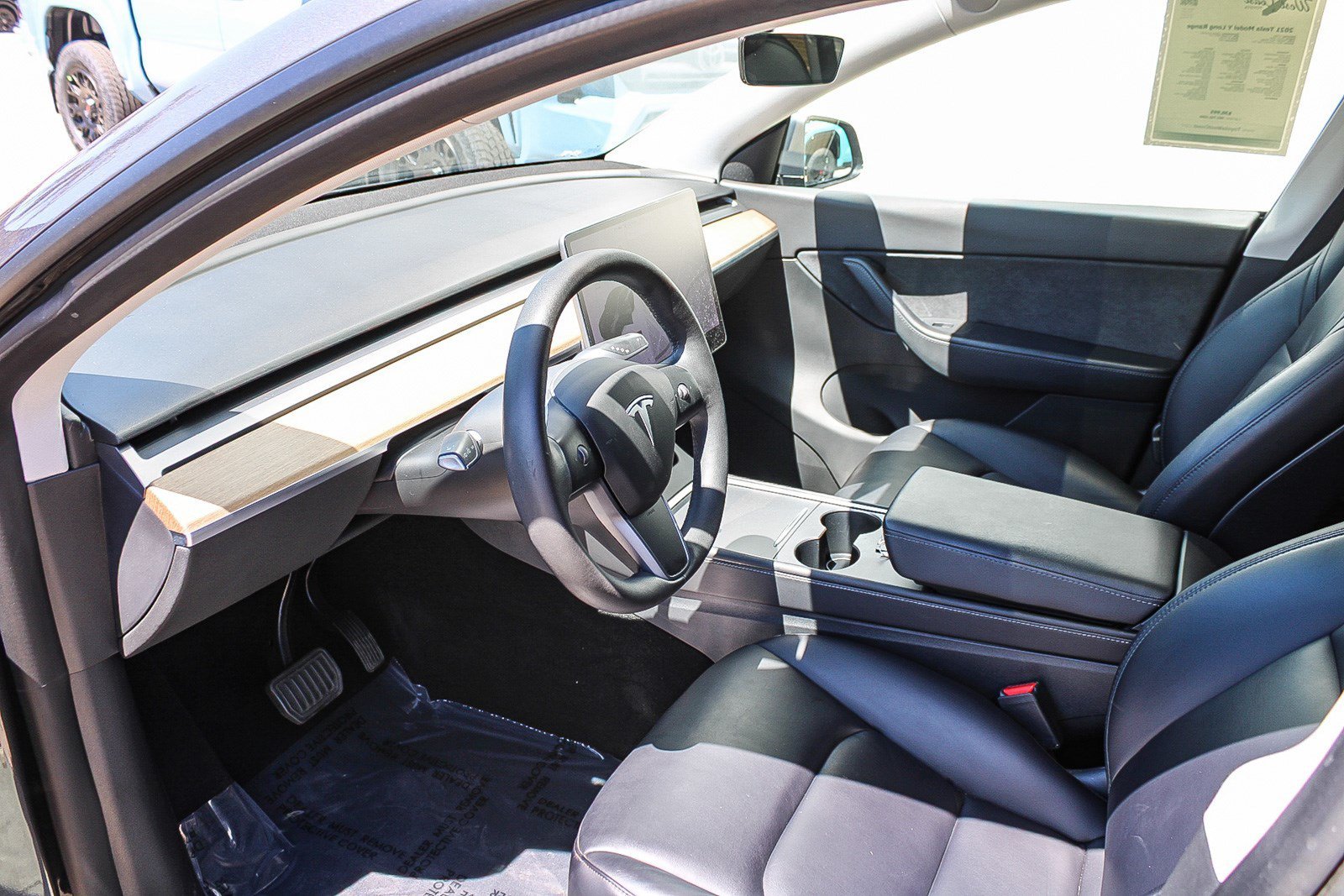 Used 2021 Midnight Silver Metallic Tesla Long Range image 18
