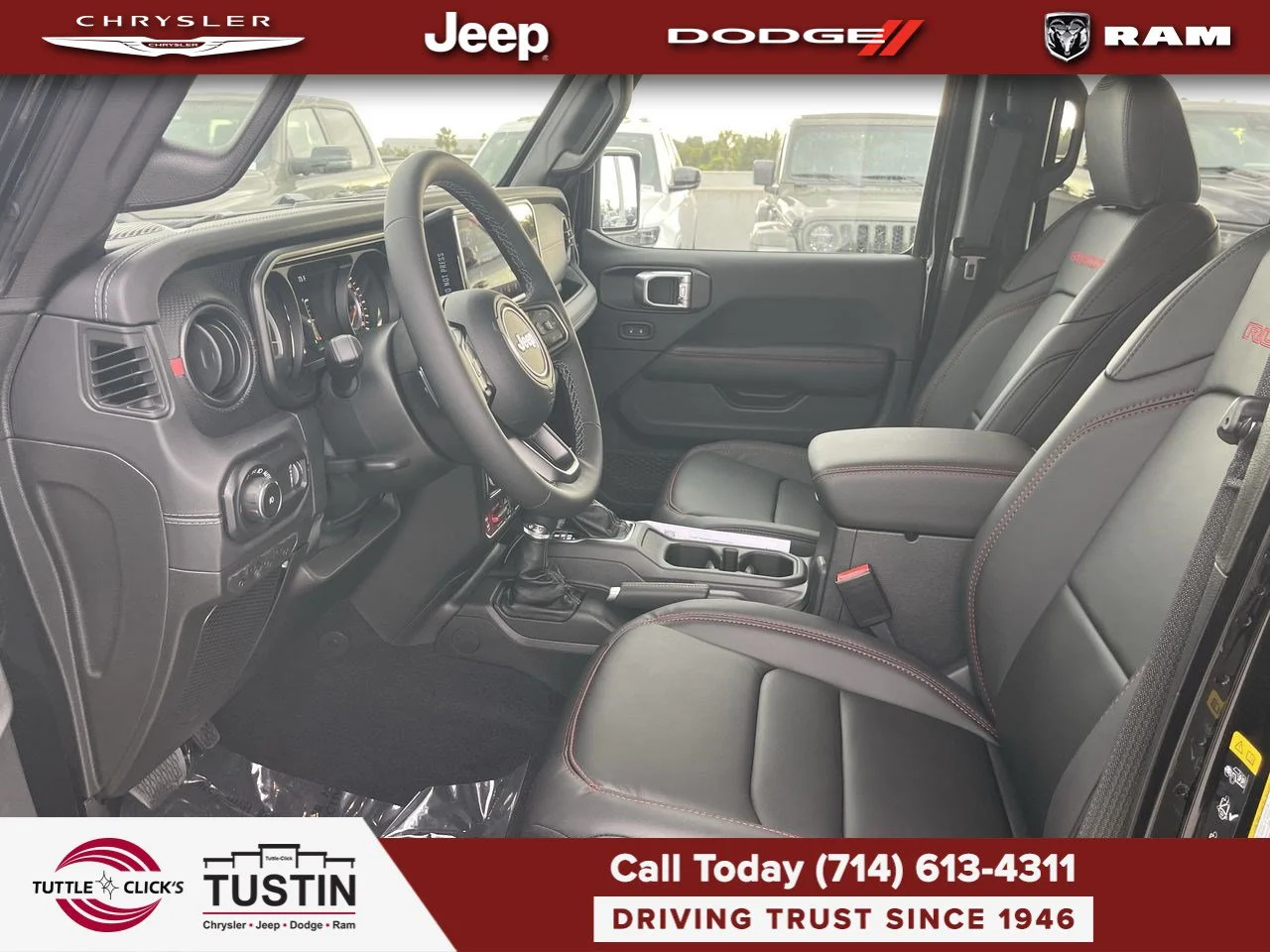 New 2027 Black Clear-Coat Paint Jeep Rubicon X image 23