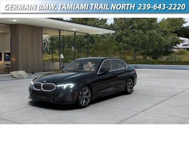 New 2026 Black Sapphire Metallic BMW 330i image 1
