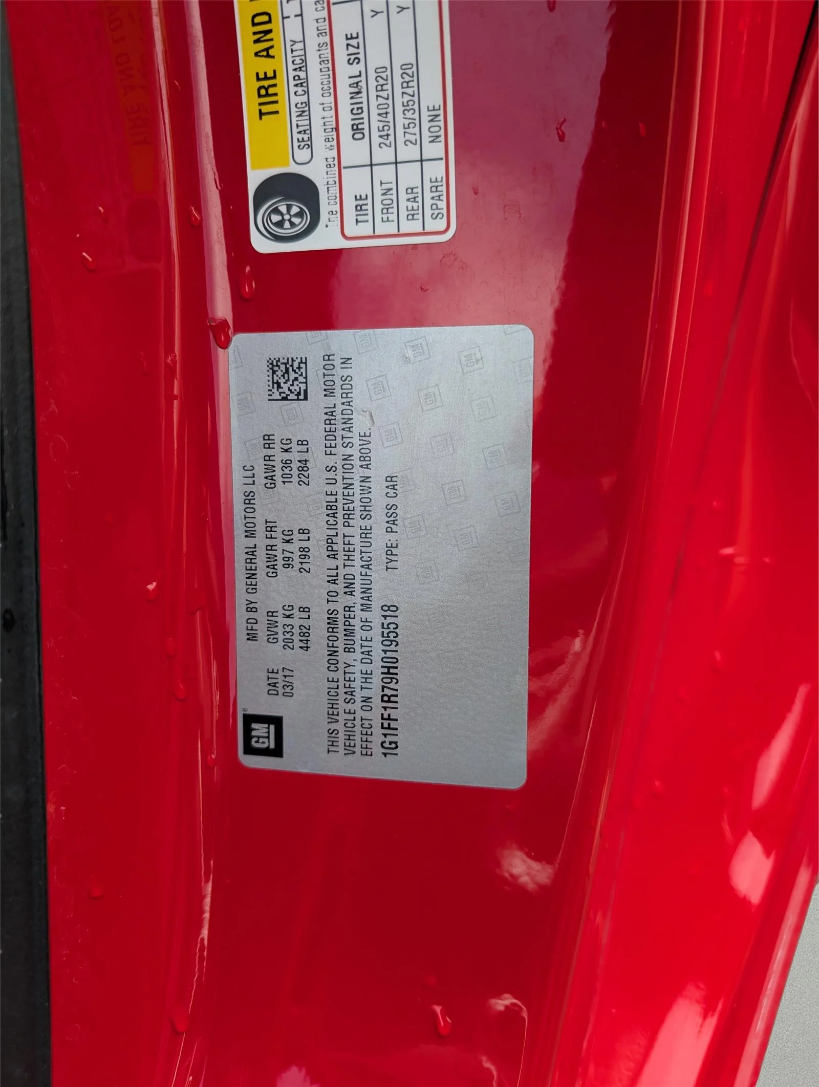 Used 2017 RED HOT Chevrolet 1SS image 11