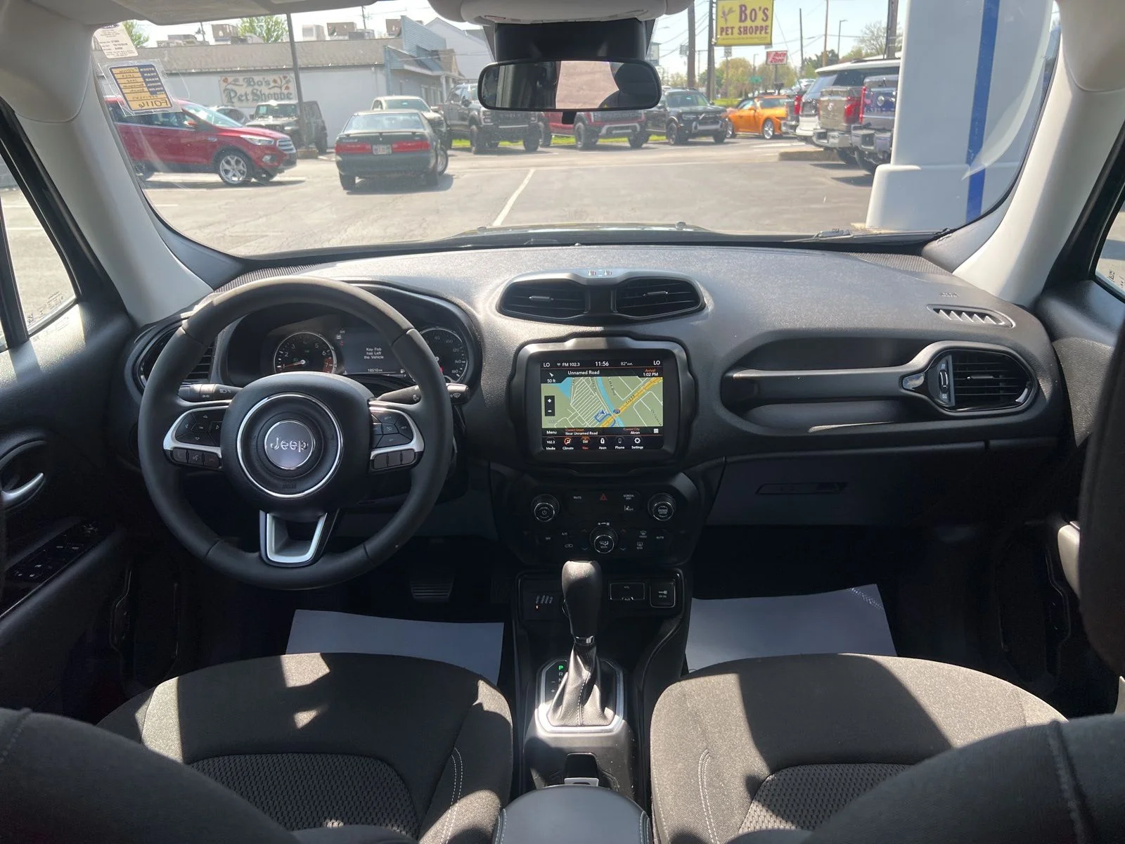 Used 2023 Black Clearcoat Jeep Altitude image 42