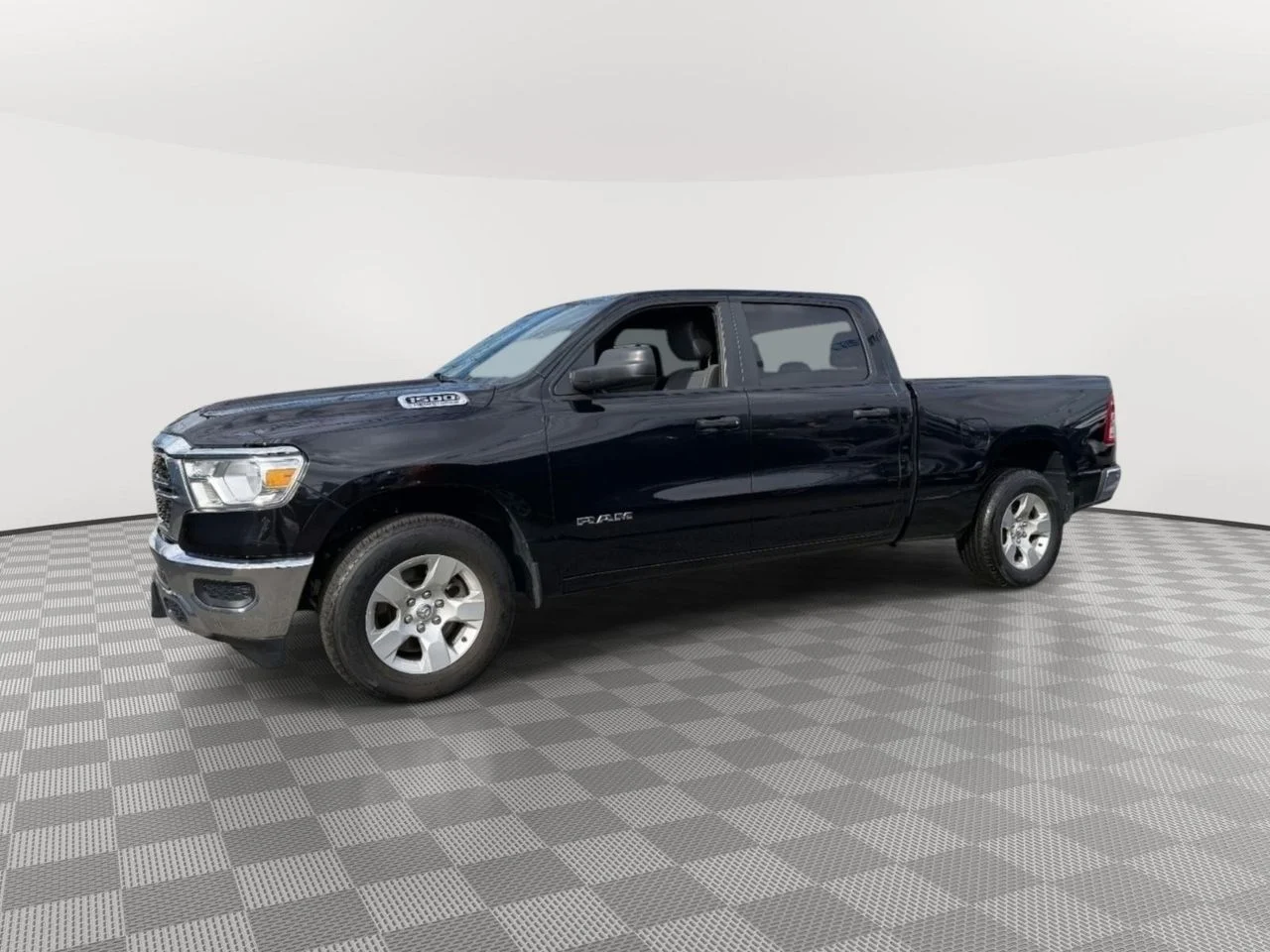 Used 2023 Diamond Black Crystal Pearlcoat RAM Big Horn Crew Cab 4x4 64