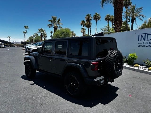 Used 2021 Granite Crystal Metallic Clearcoat Jeep Unlimited Willys image 7