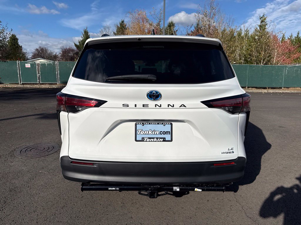 Used 2021 Super White Toyota LE image 6