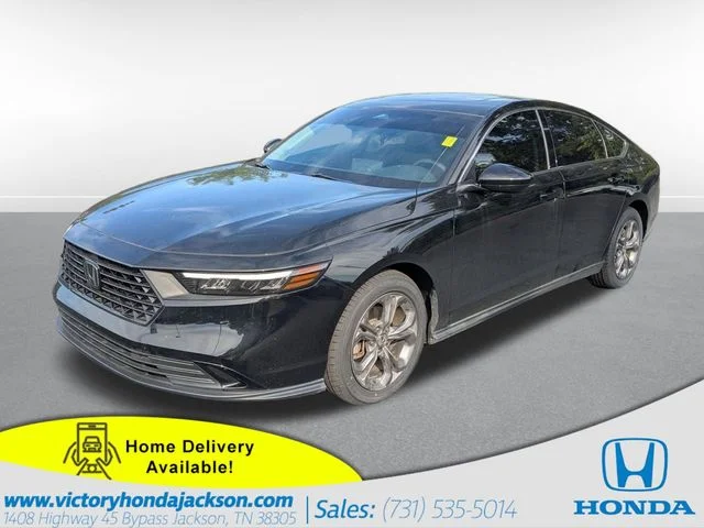 Used 2024 Crystal Black Pearl Honda EX image 1