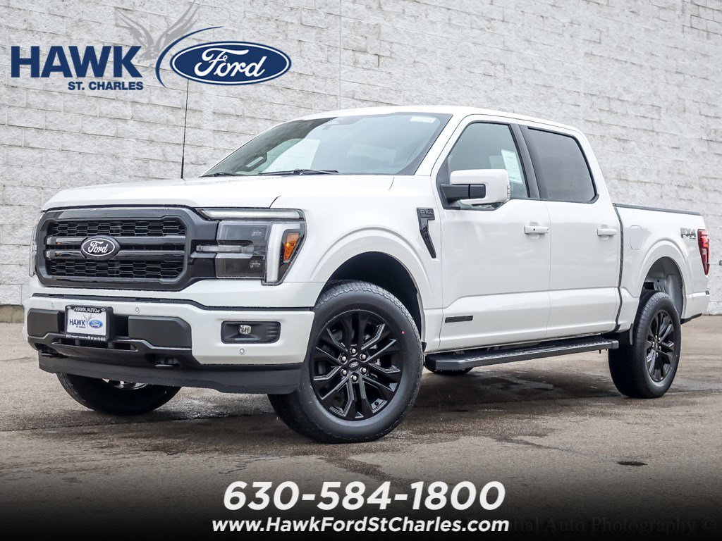 New 2026 Star White Metallic Tri-Coat Ford Lariat® image 1