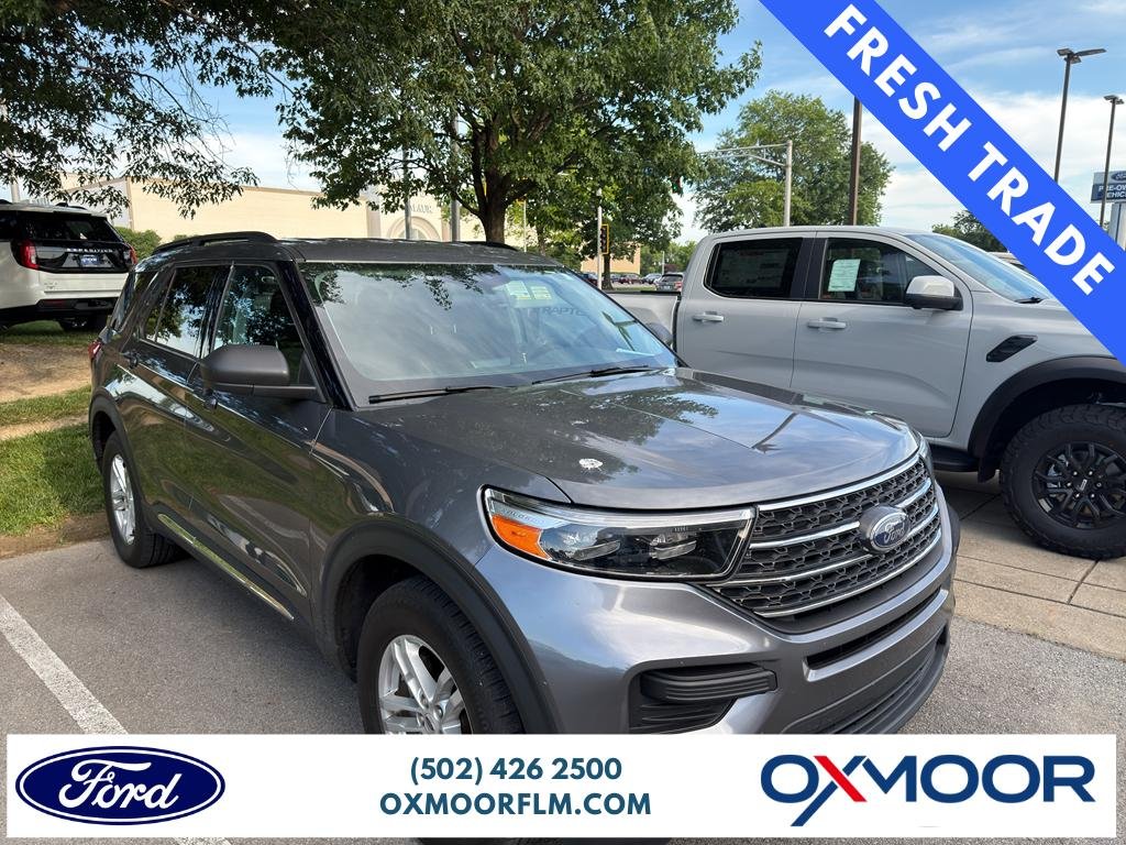 Used 2022 Carbonized Gray Metallic Ford XLT image 1