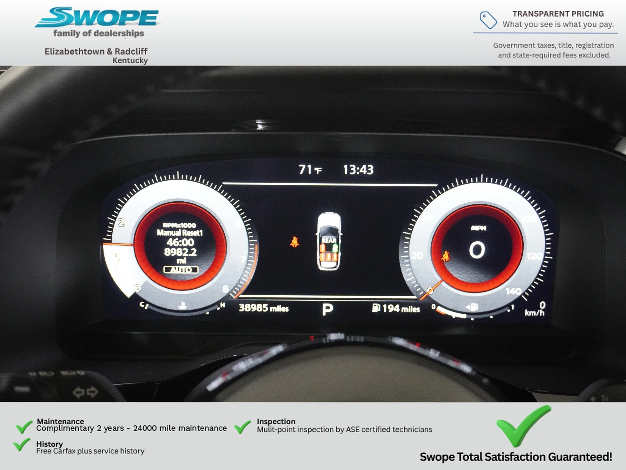 Used 2024 Scarlet Ember Tintcoat/Super Black Nissan Platinum image 19