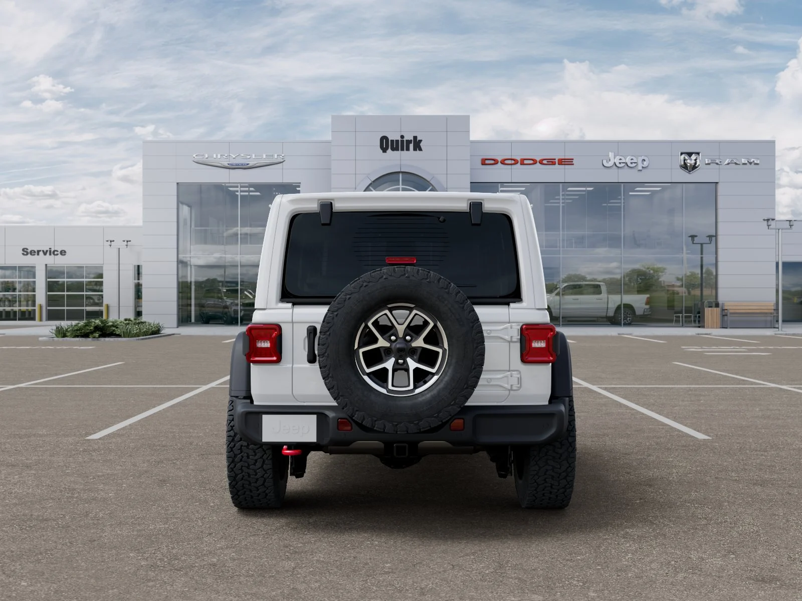 New 2027 Bright White Clear-Coat Paint Jeep Rubicon image 33