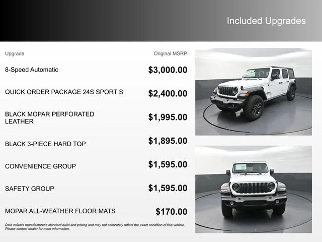 New 2026 Bright White Clearcoat Jeep Sport S image 4