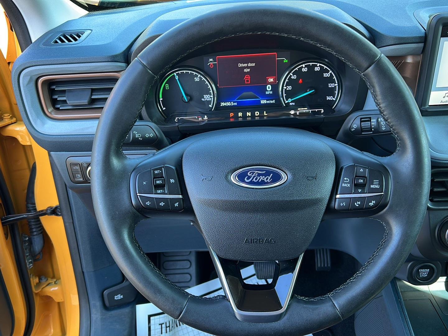 Used 2023 Cyber Orange Metallic Tri-Coat Ford LARIAT image 8