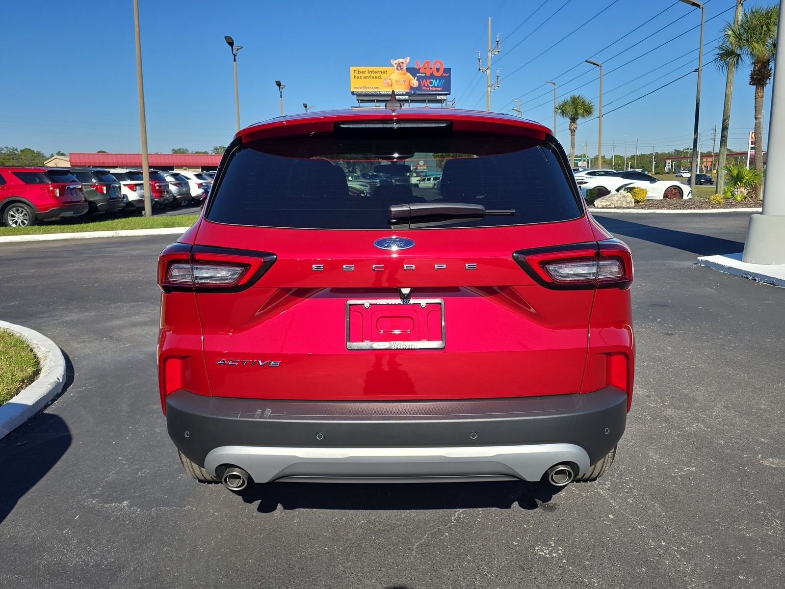 New 2026 Rapid Red Metallic Tinted Clearcoat Ford Active image 5