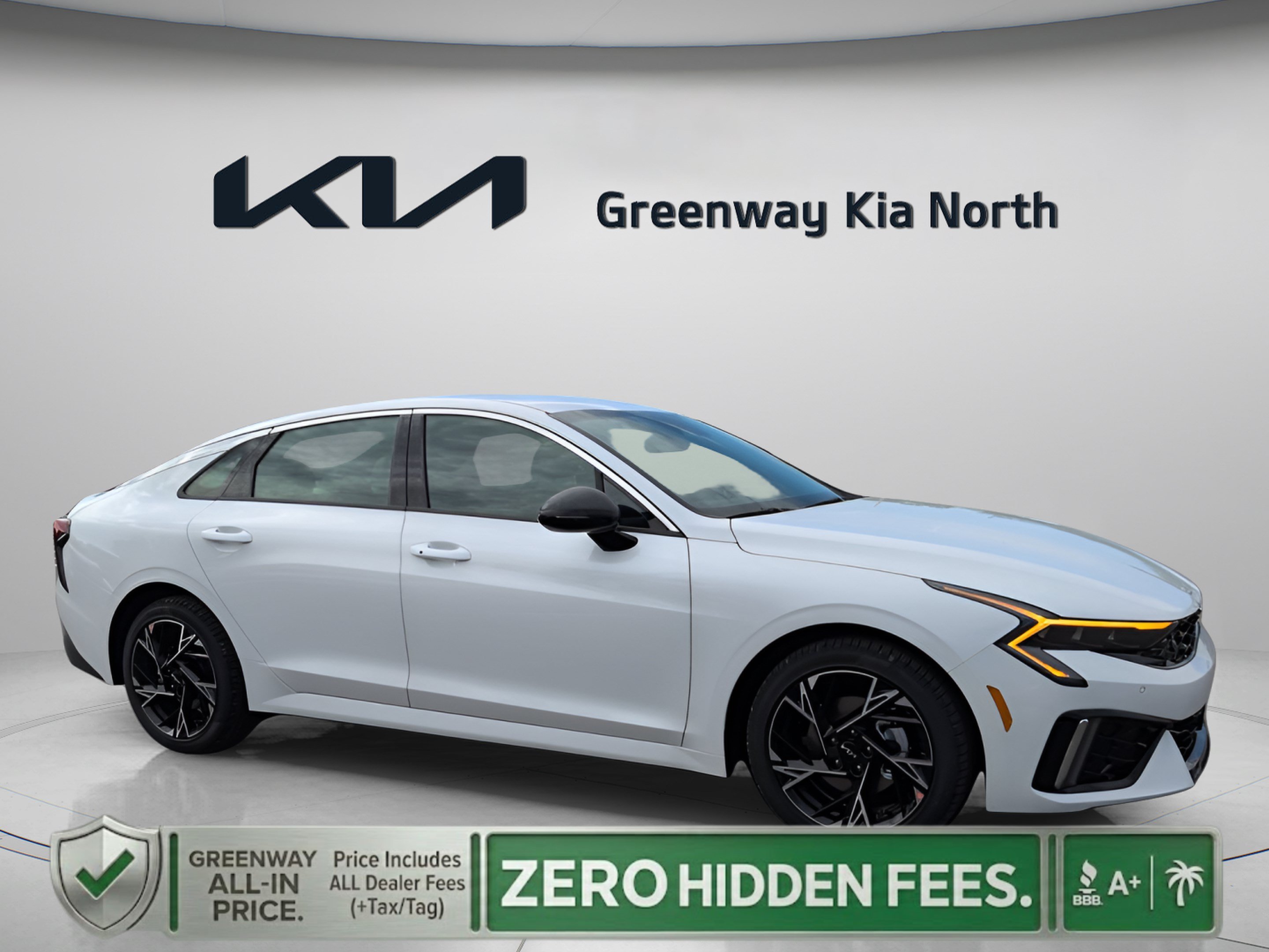 New 2026 Snow White Pearl Kia GT-Line image 1