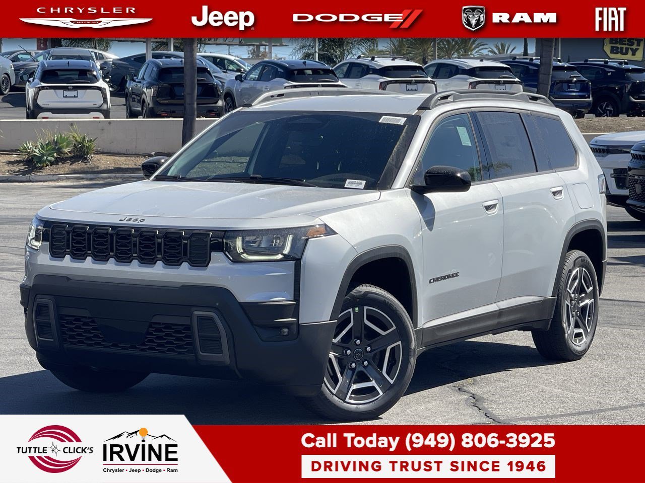 New 2026 Silver Zynith Clear-Coat Exterior Paint Jeep Laredo image 1
