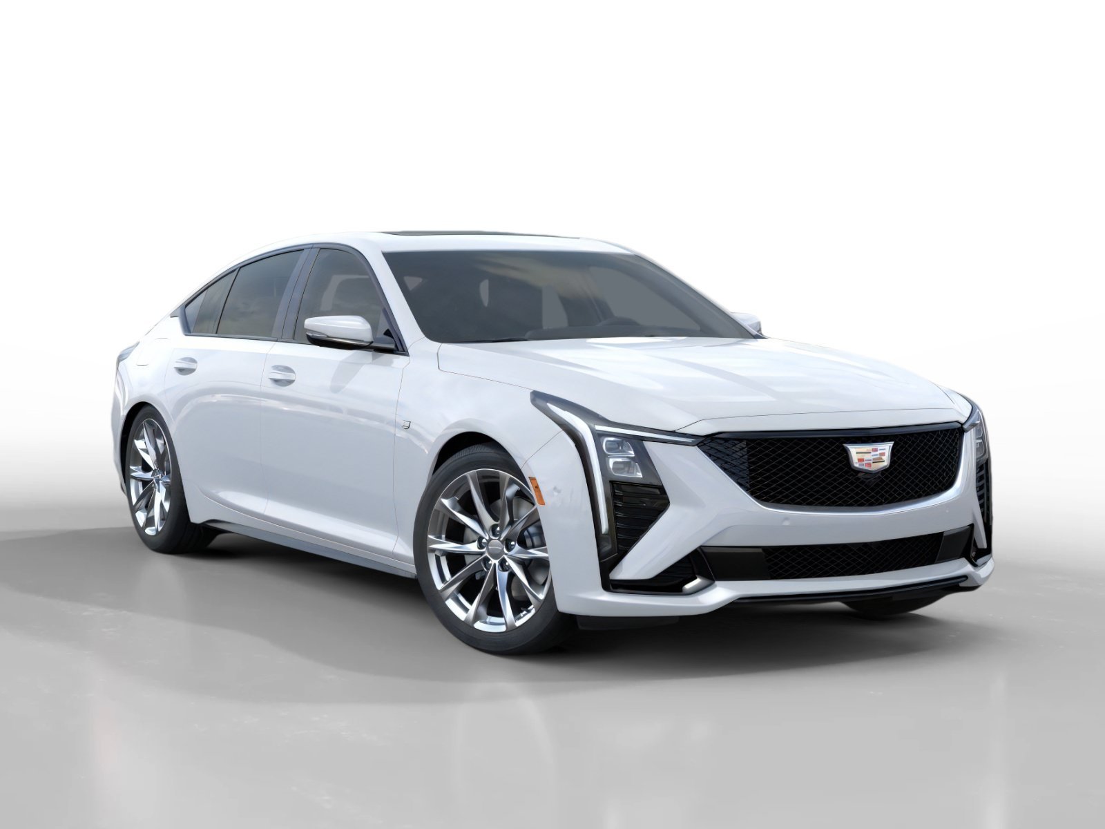 New 2026 Vibrant White Tricoat Cadillac Sport image 2
