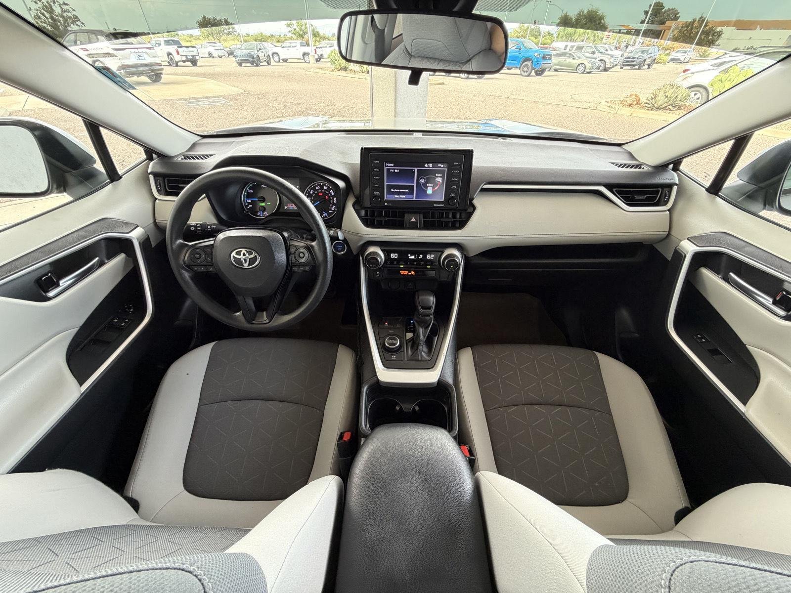 Used 2021 Silver Sky Metallic Toyota Hybrid XLE image 23