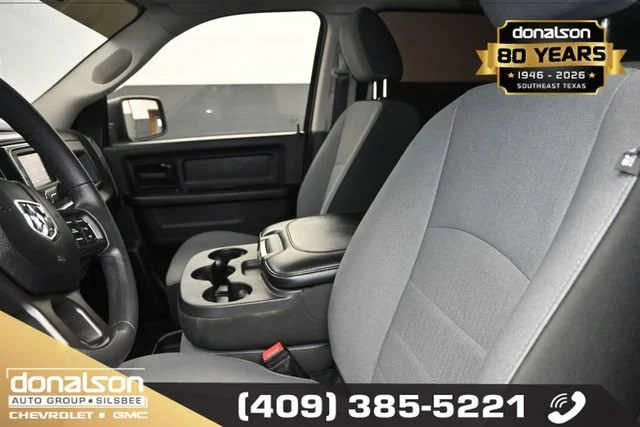Used 2021 Diamond Black Crystal Pearlcoat Ram Tradesman image 8