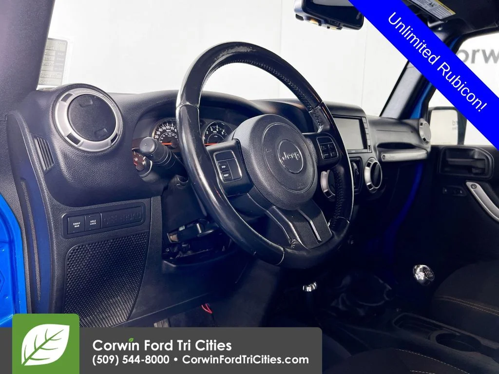 Used 2016 Blue Jeep Unlimited Rubicon image 3