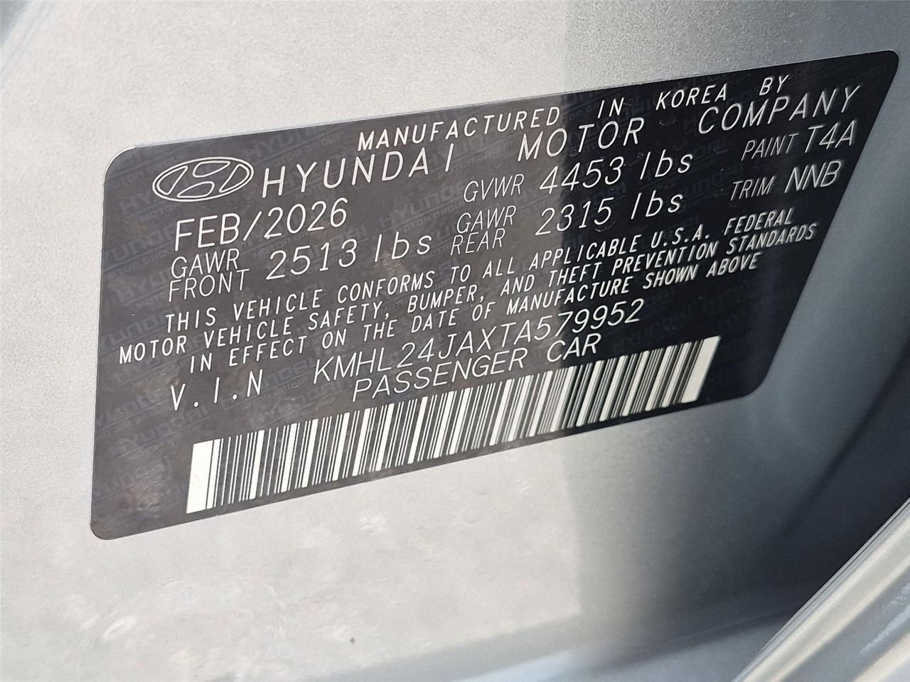 New 2026 Aero Silver Hyundai SE image 39