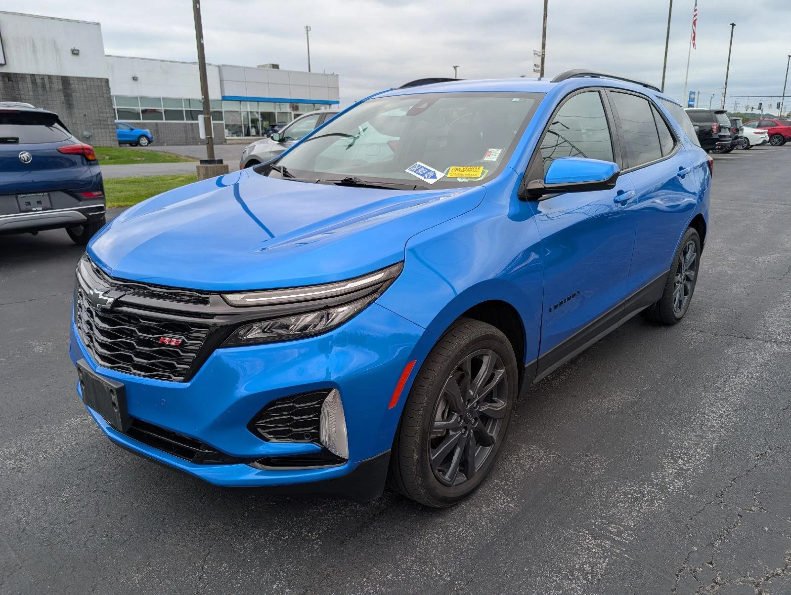 Used 2024 Riptide Blue Metallic Chevrolet RS image 4