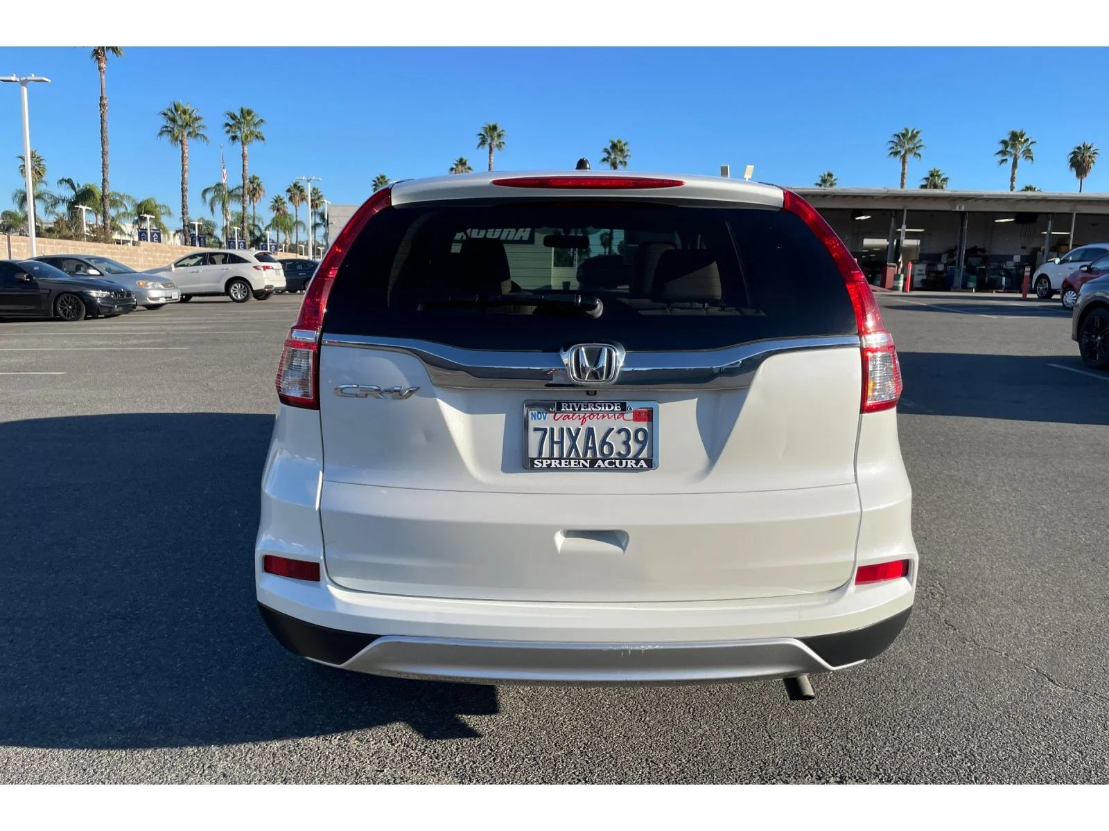 Used 2015 White Diamond Pearl Honda EX image 4