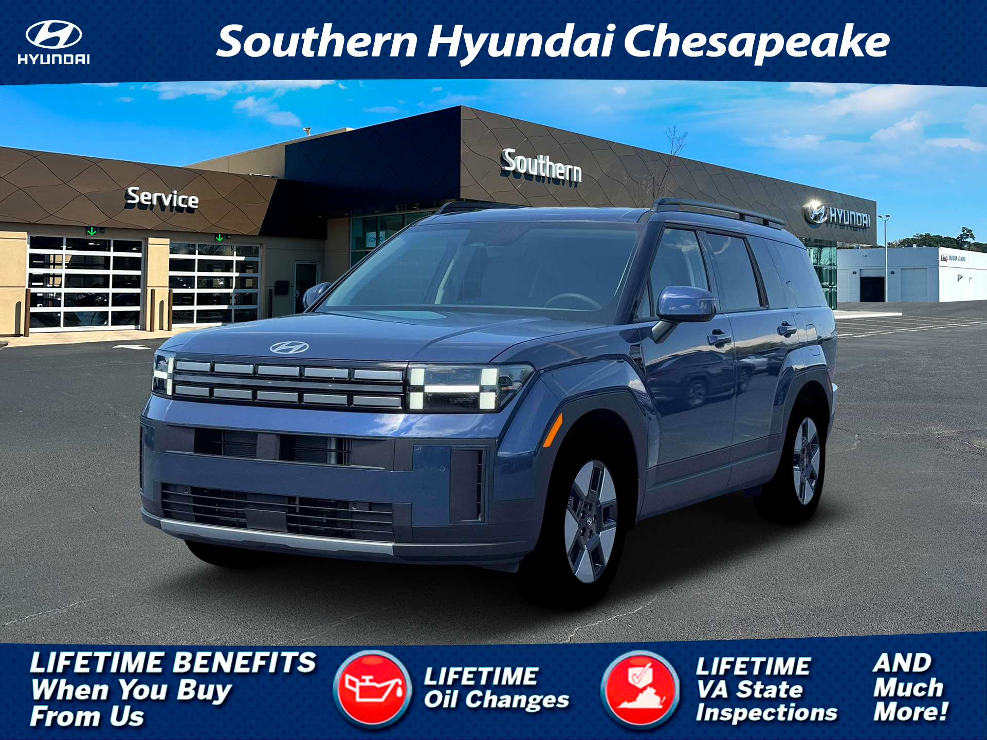 New 2026 Blue Hyundai SEL image 1