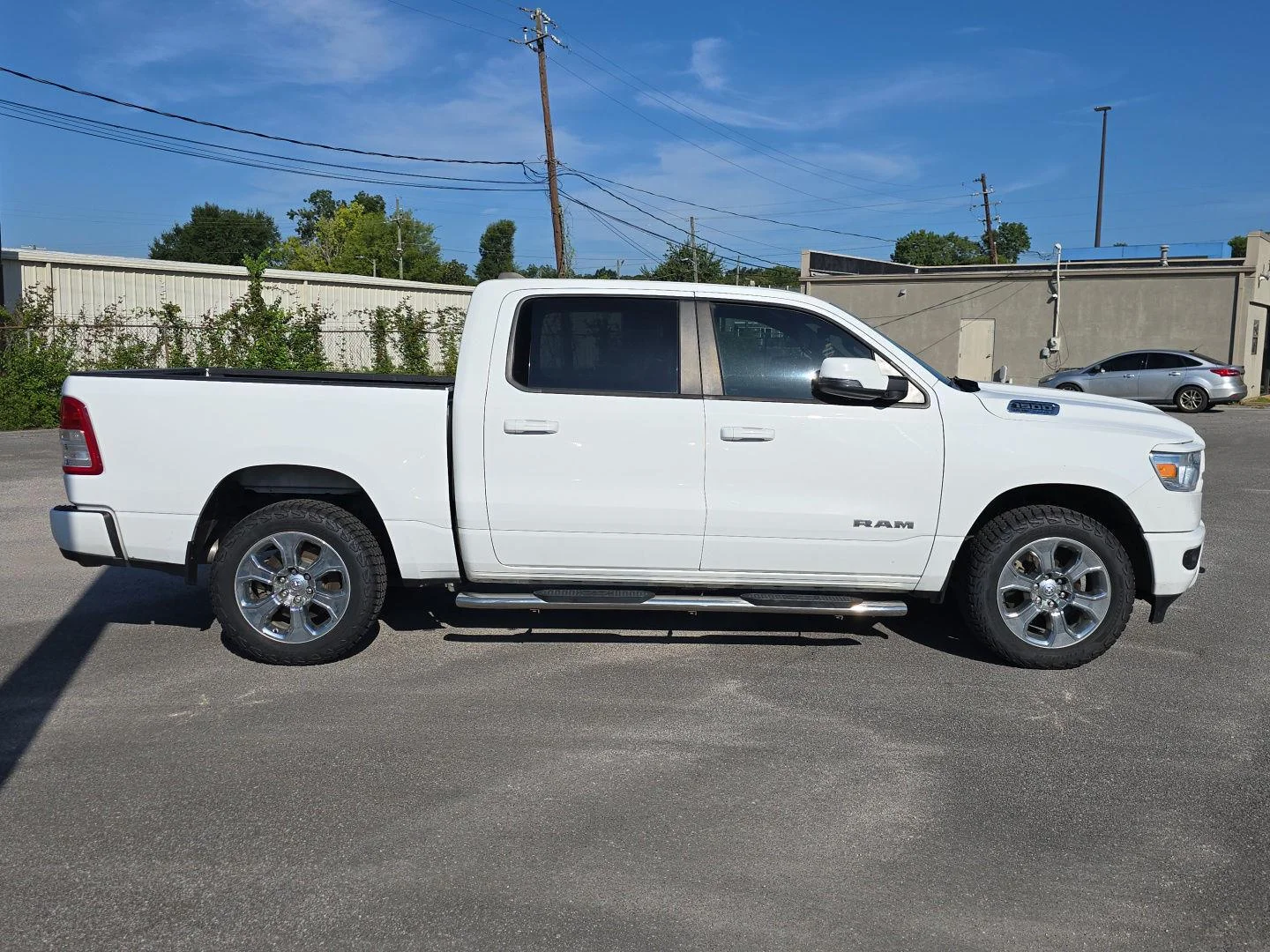 Used 2024 Bright White Clearcoat Ram Big Horn image 2