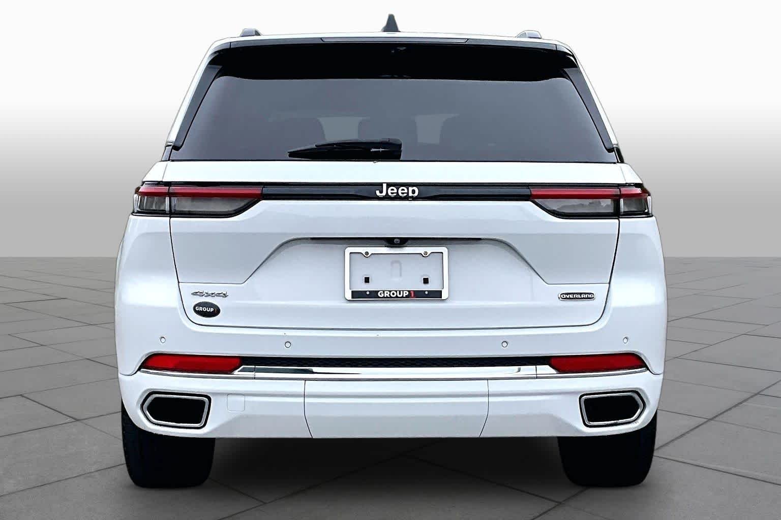 Used 2023 Bright White Clearcoat Jeep Overland image 5