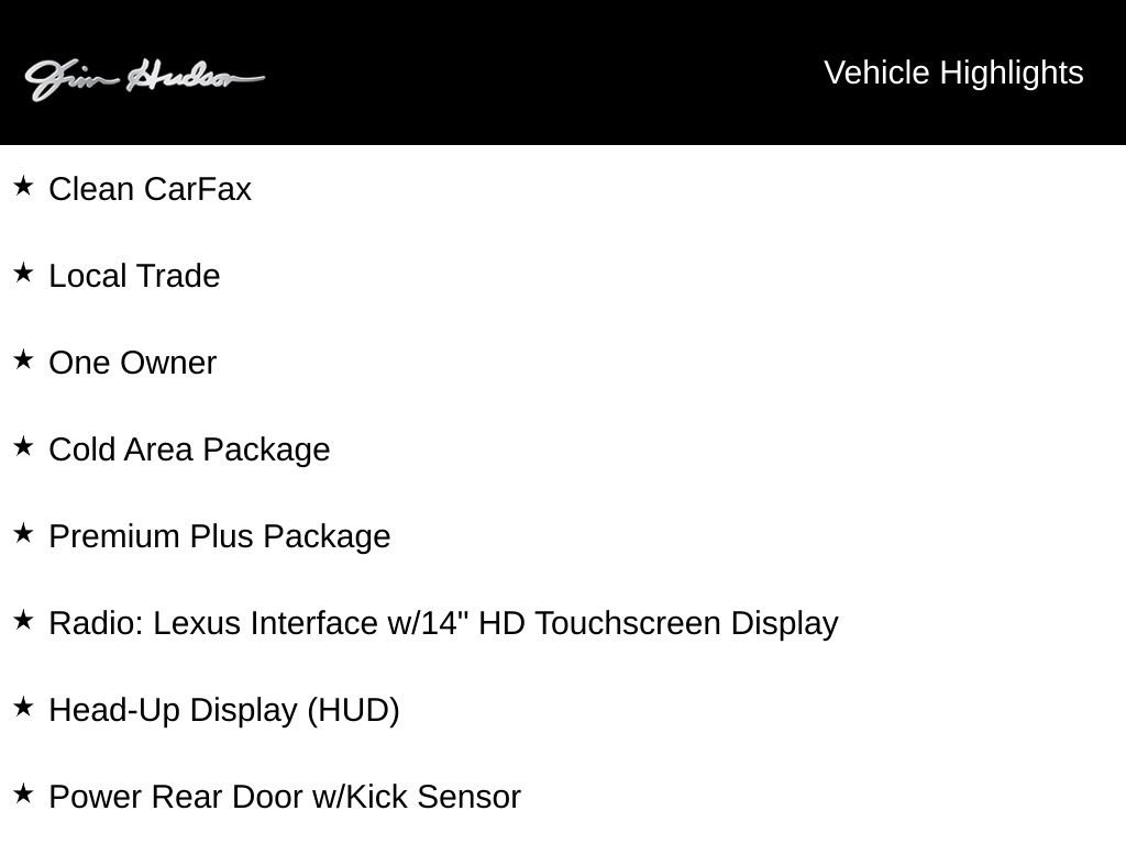 Used 2023 White Lexus 350 Premium Plus image 1