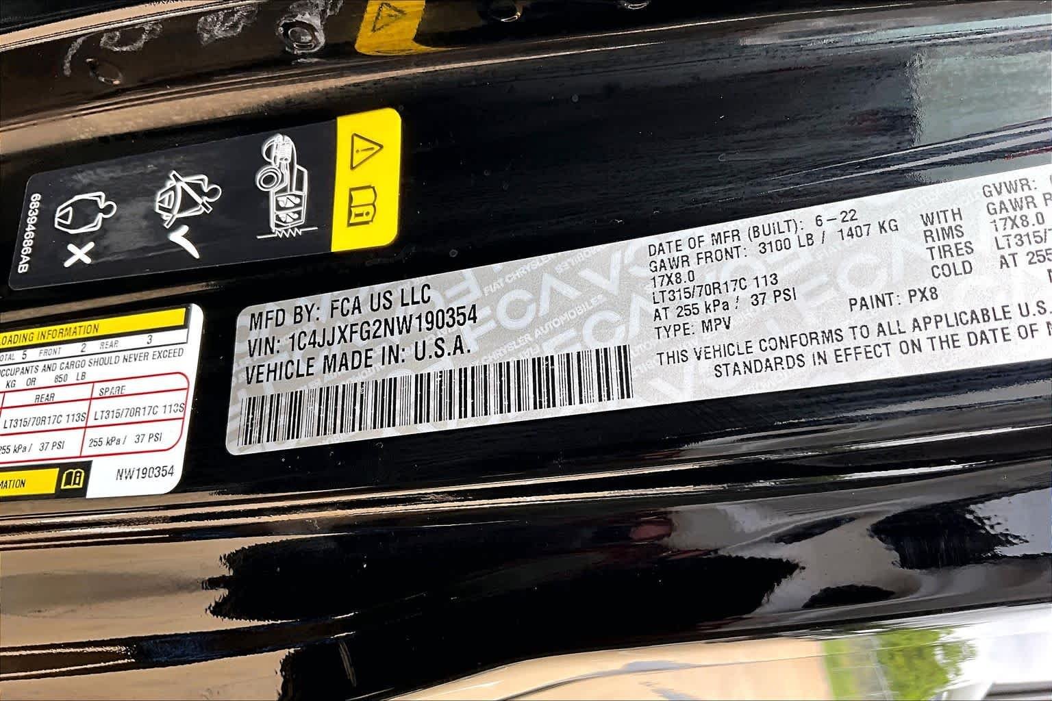 Used 2022 Black Clearcoat Jeep Unlimited Rubicon image 36
