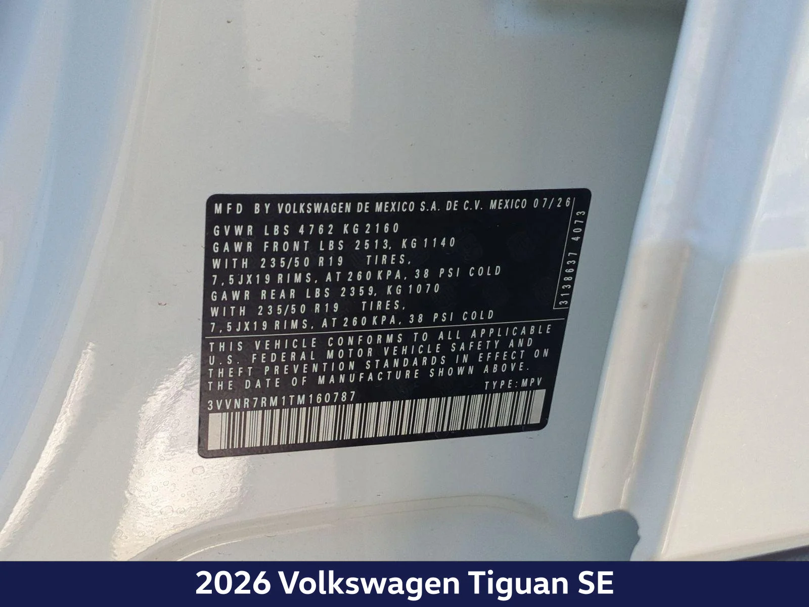 New 2026 White/off-white Volkswagen SE image 24