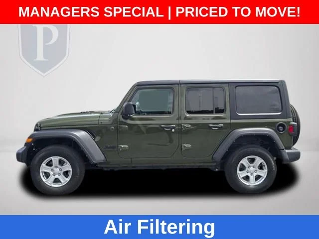 Used 2022 Green Jeep Unlimited Sport S image 11
